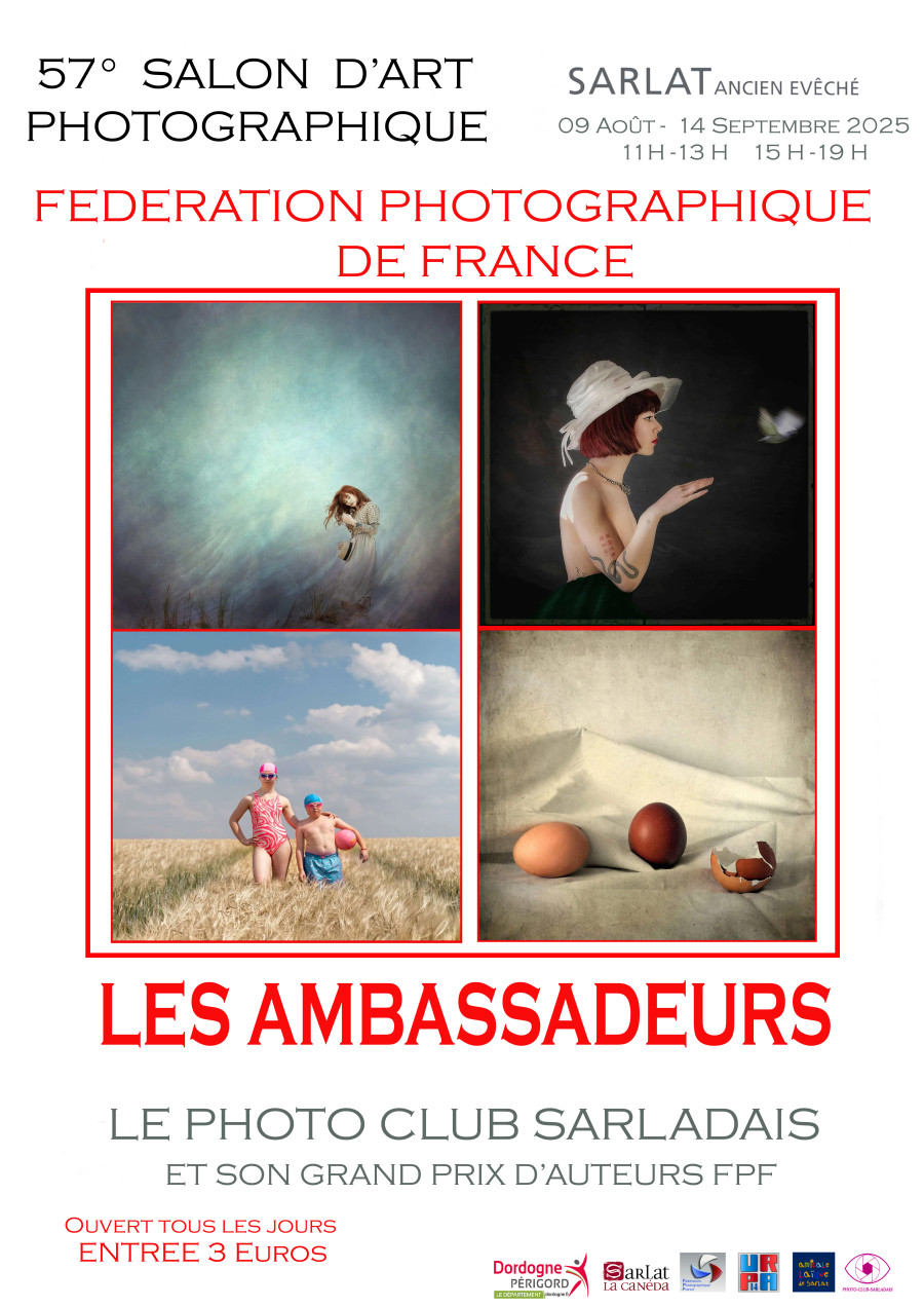 La FPF est l'invitée d'Honneur du 57e Salon d'Art photographique de Sarlat (24)