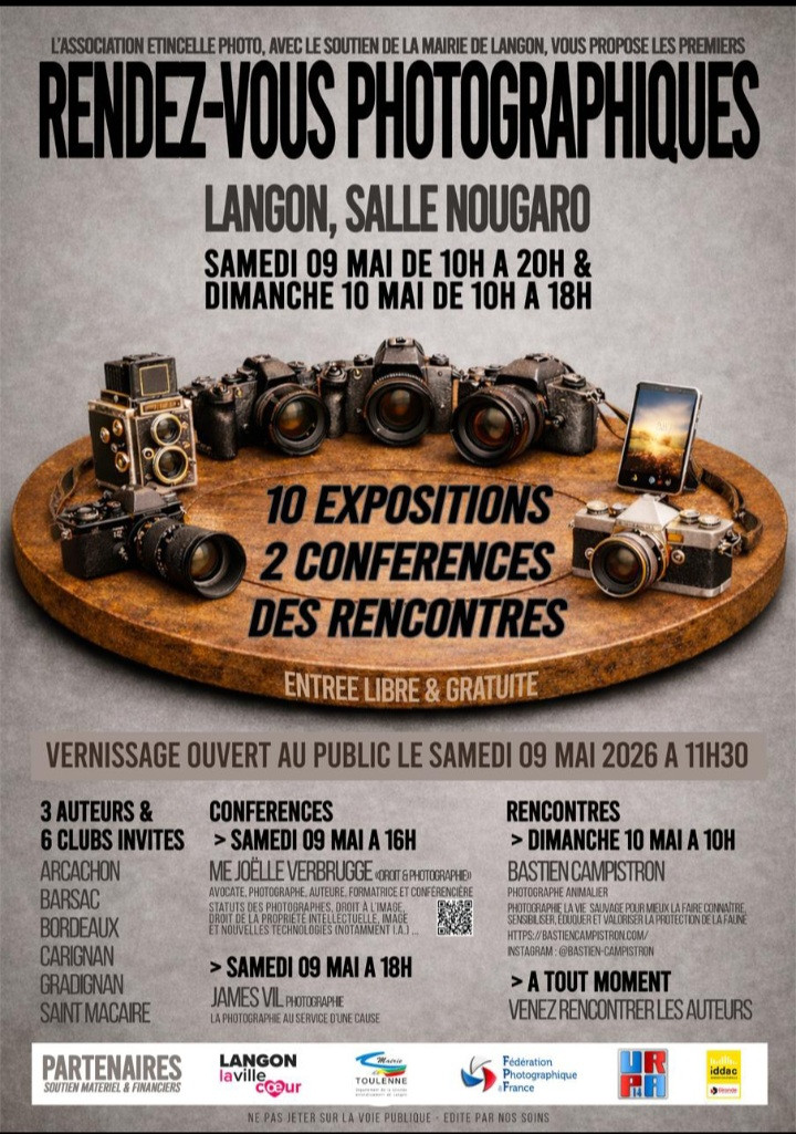 Étincelle Photo de Langon organise ses 1ers Rendez-vous Photographiques