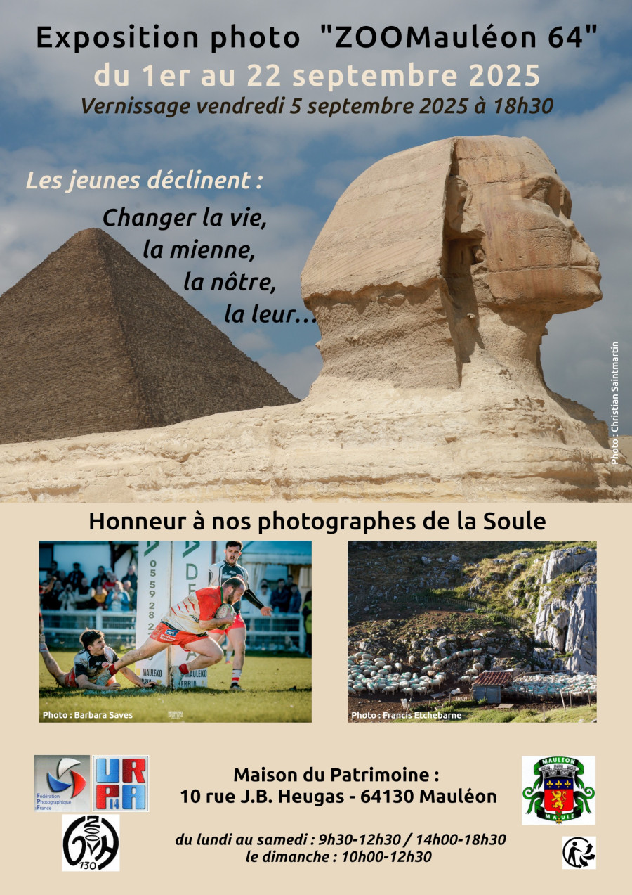 Exposition de ZOOMauléon 64 à Mauléon Licharre